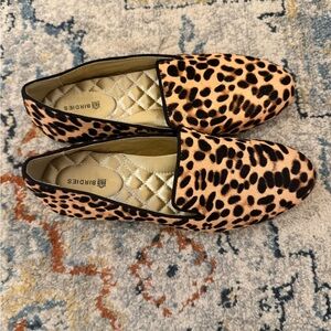 Birdies The Starling Leopard Print Flat